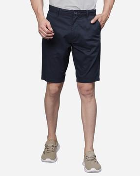 mid rise city shorts