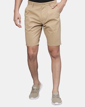 mid rise city shorts