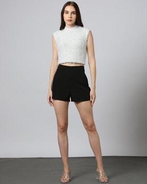 mid-rise city shorts