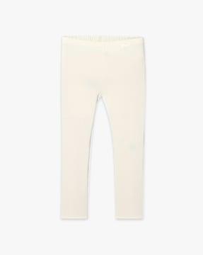 mid-rise cotton leggings