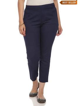 mid-rise cropped pants
