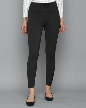 mid-rise flat-front pants