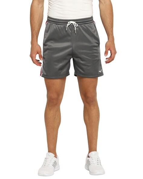 mid-rise flat front shorts