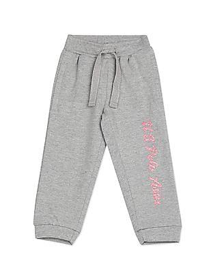 mid rise heathered joggers