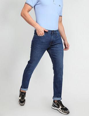 mid rise jameson slim fit jeans