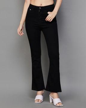 mid-rise jeans with insert pockets