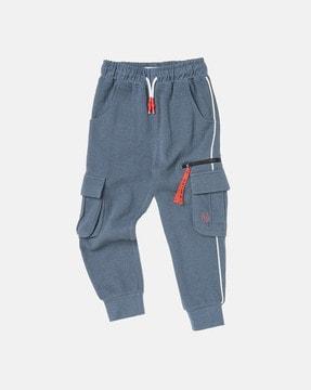 mid rise jogger with drawstring