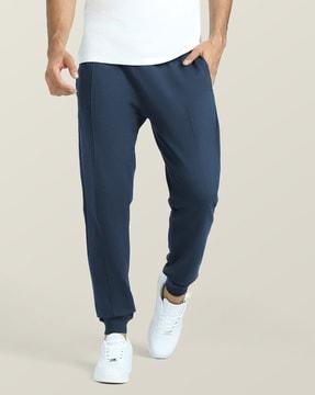 mid-rise joggers with insert pockets