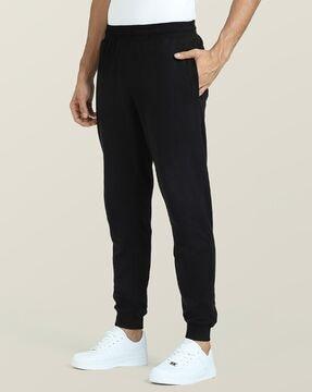 mid-rise joggers with insert pockets