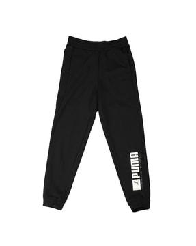 mid-rise joggers with signature branding