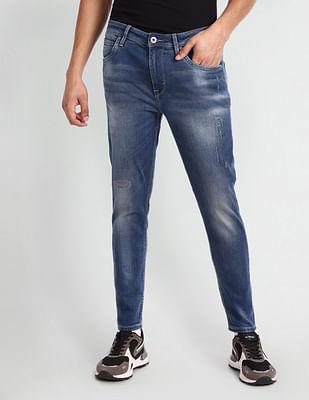 mid rise morrison  skinny cropped fit jeans