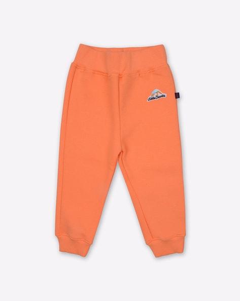 mid-rise outdoor joggers with brand applique