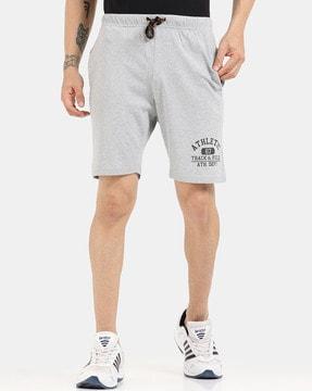 mid-rise regular fit city shorts