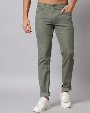 mid-rise relaxed fit jeans