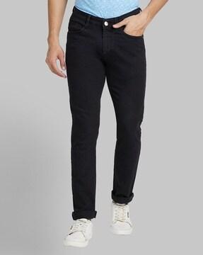 mid-rise relaxed fit jeans