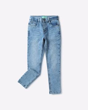 mid-rise relaxed fit jeans