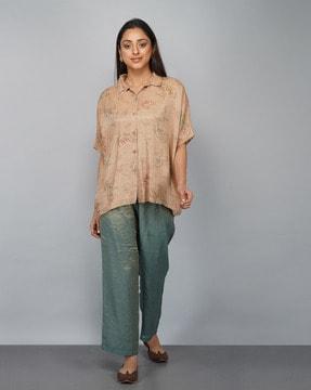 mid rise relaxed fit pants