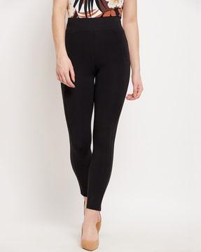 mid-rise relaxed jeggings