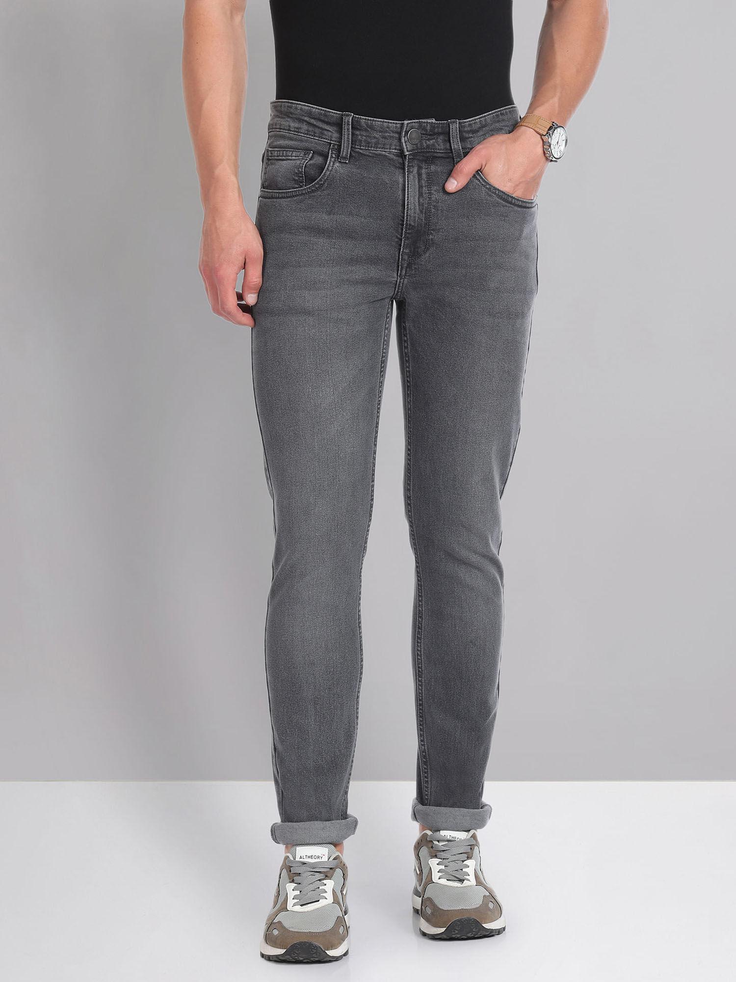 mid rise skinny fit jeans