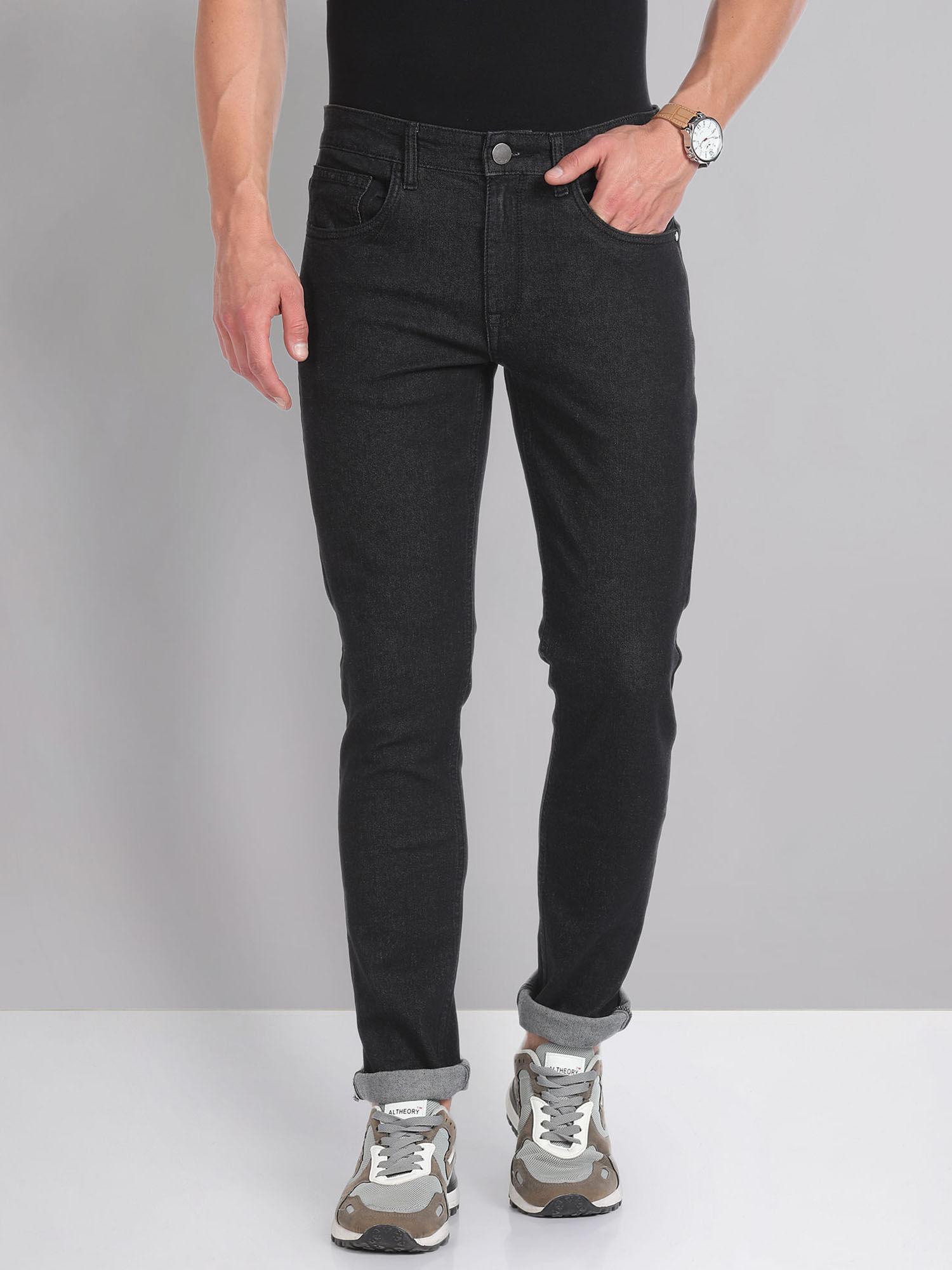 mid rise skinny fit jeans