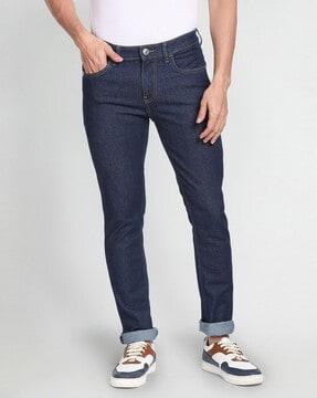 mid rise skinny fit jeans