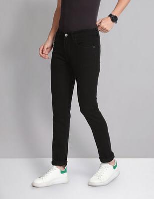 mid rise skinny fit jeans