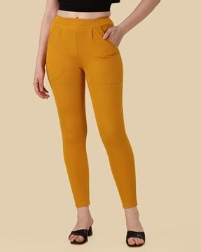 mid-rise skinny fit pant