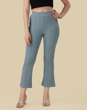 mid rise skinny-fit pants