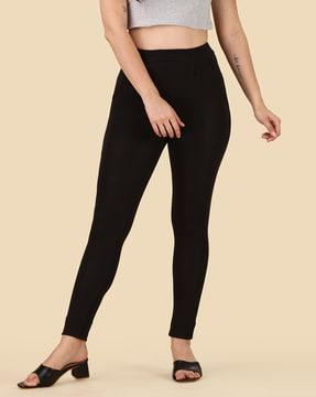 mid rise skinny fit pants