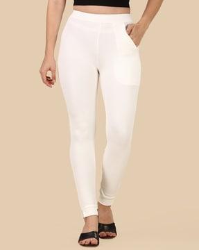 mid rise skinny fit pants