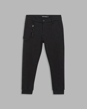 mid rise skinny fit trousers