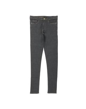 mid-rise skinny jeans