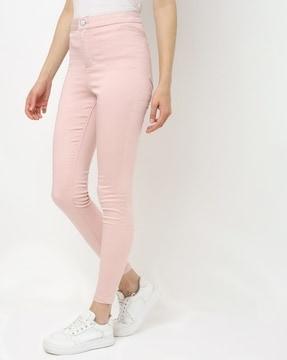 mid-rise skinny jeans