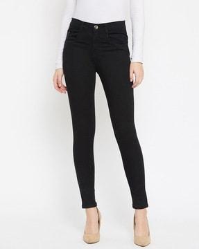 mid rise skinny jeans