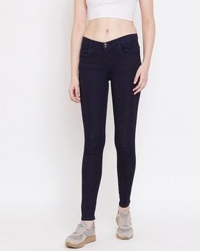 mid rise skinny jeans