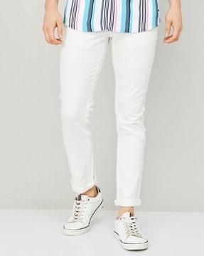 mid-rise skinny jeans