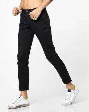 mid-rise skinny jeans