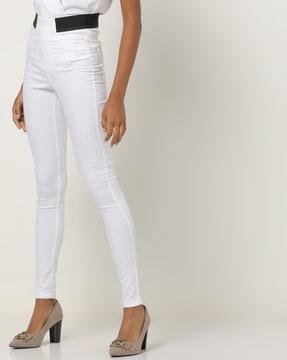 mid-rise skinny jeggings