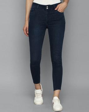 mid-rise slim fit jeans