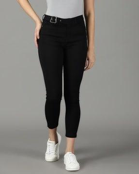 mid-rise slim fit jeans