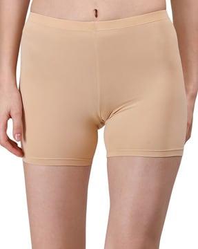 mid-rise soft polyamide spandex mid thigh length cycling shorts