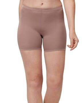 mid-rise soft polyamide spandex mid thigh length cycling shorts