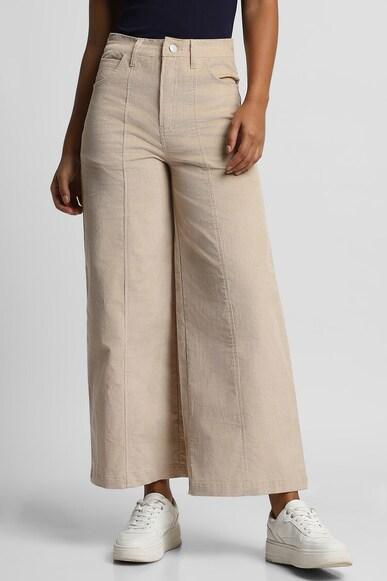 mid rise solid pant