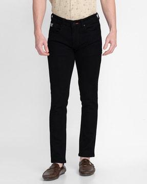 mid rise straight jeans