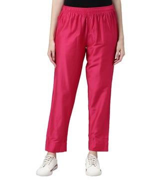 mid-rise straight pants