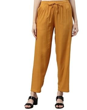 mid-rise straight pants