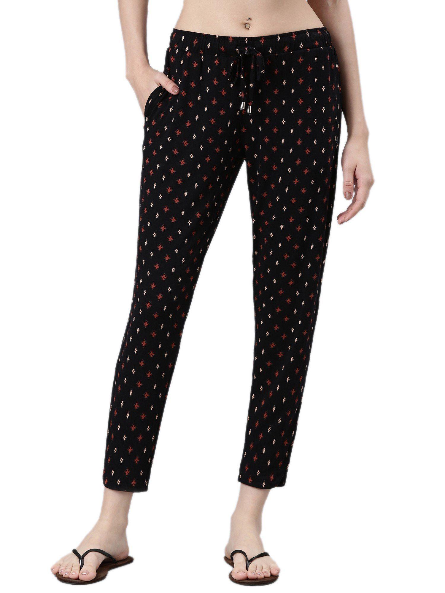 mid-rise straight shop in lounge pants for women with slit hems