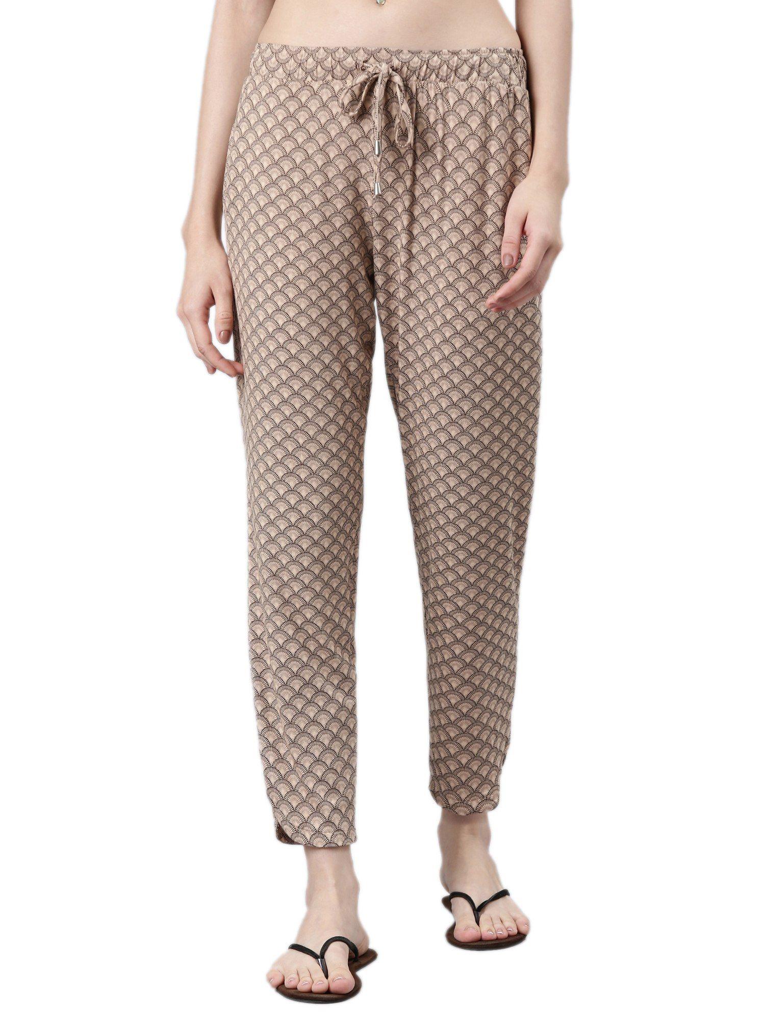 mid-rise straight shop in lounge pants for women with slit hems