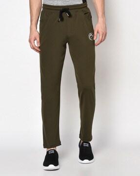 mid-rise straight track pant