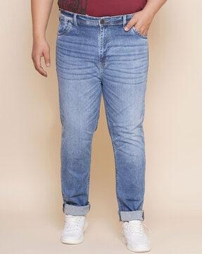 mid rise stretchable jeans